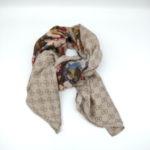 Brown Butterfly Bird Scarf